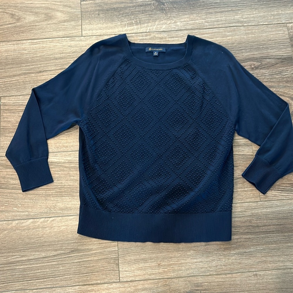 NWOT Brooks Brothers women’s navy sweater